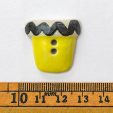 Load image into Gallery viewer, x50 Yellow Flower Pot Buttons