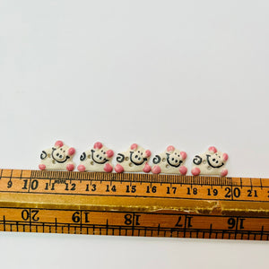 x50 Small Pink Pig Buttons