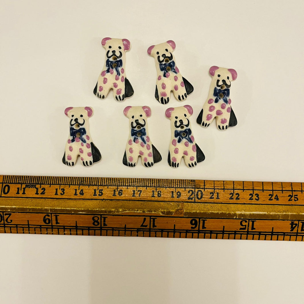 x50 Vintage Puppy Dog Buttons
