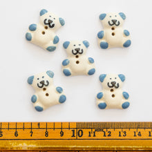 Load image into Gallery viewer, 5 Teal Teddies
