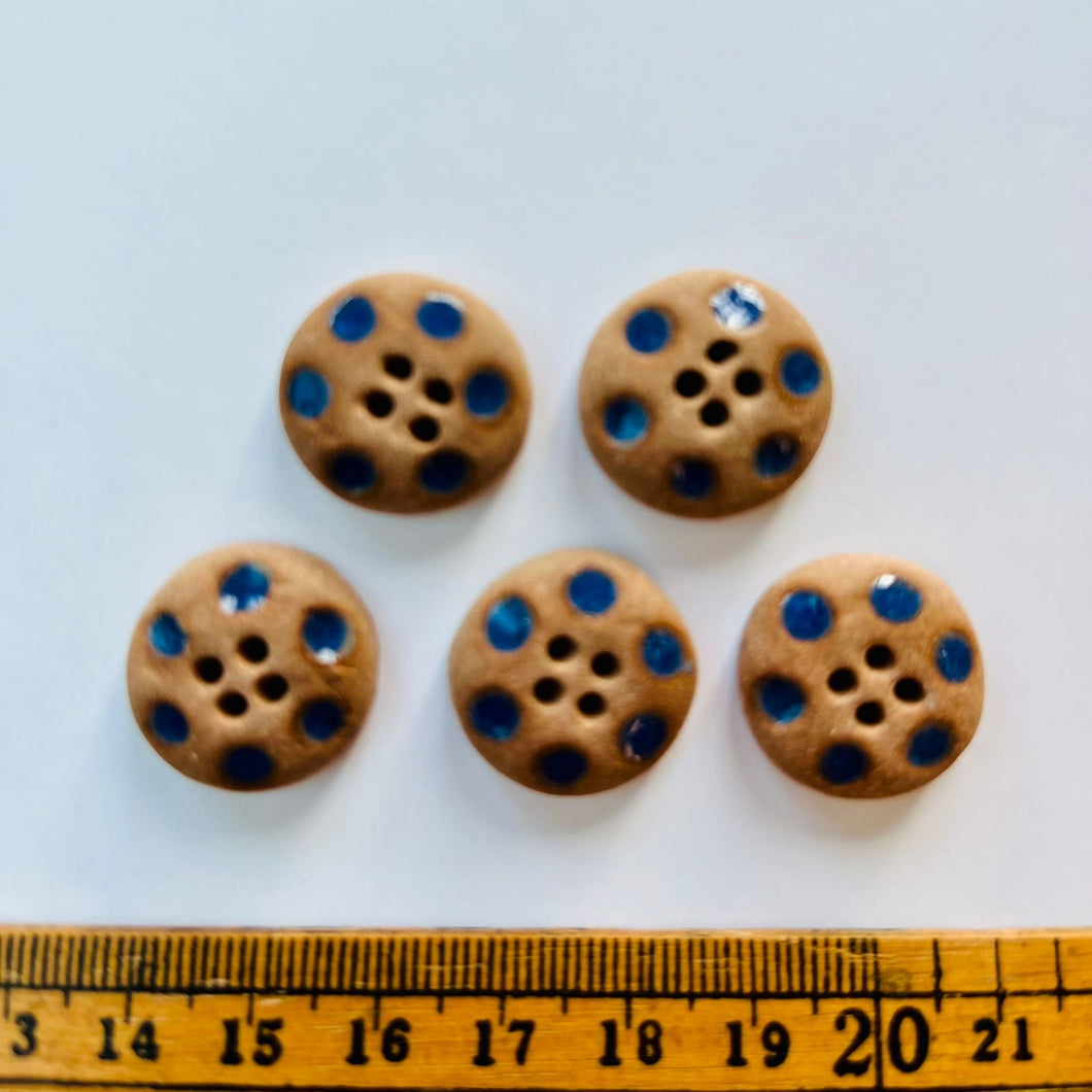 x50 Blue Dot Buttons