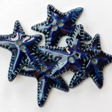 Load image into Gallery viewer, x50 Blue Starfish Buttons
