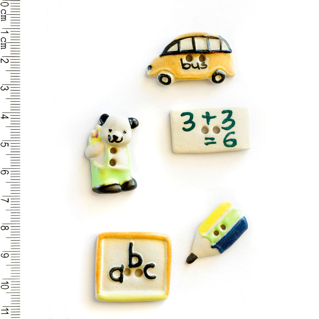 L158 Back to School Buttons
