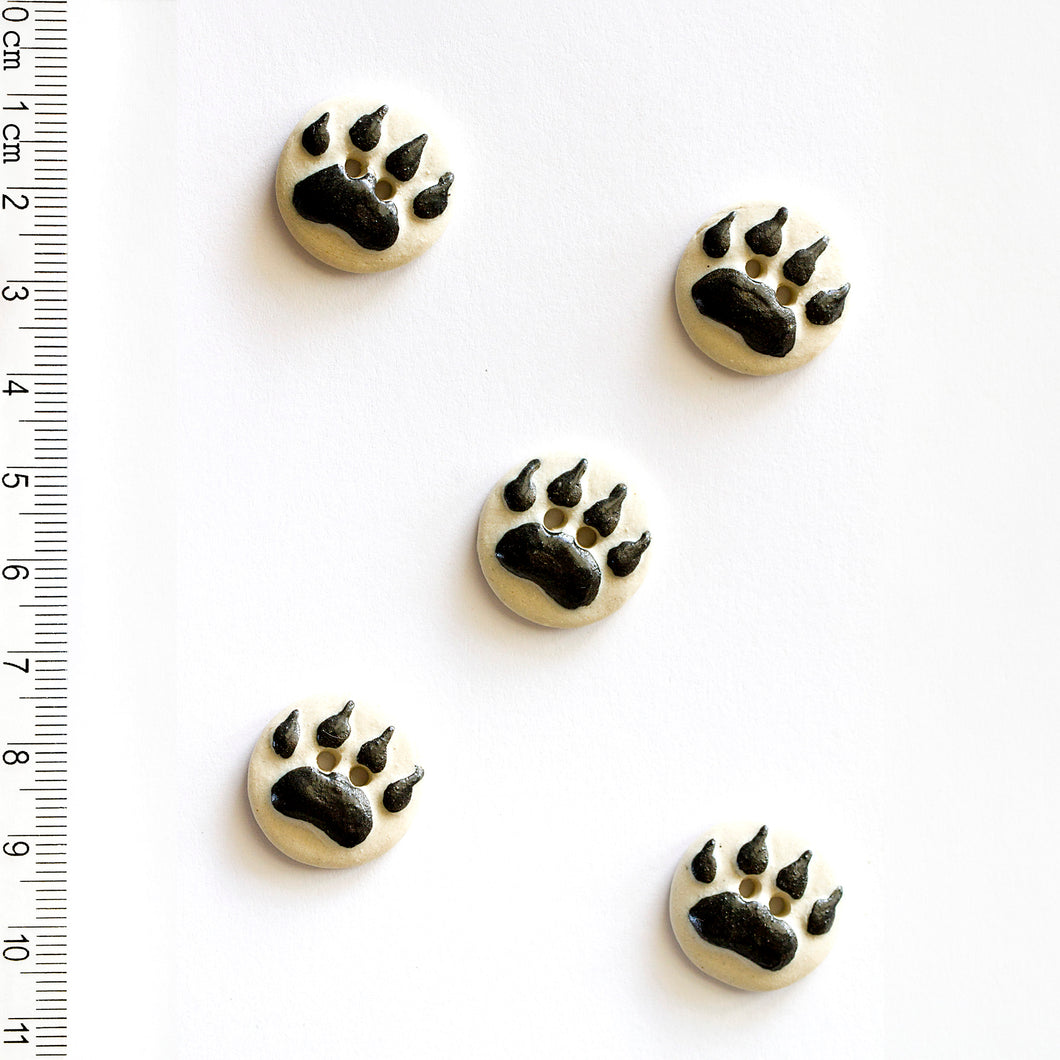 L266 Wild PawPrint Buttons
