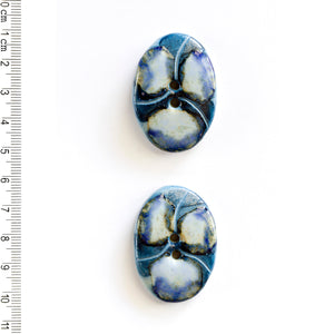 L512 Blue Oval Buttons