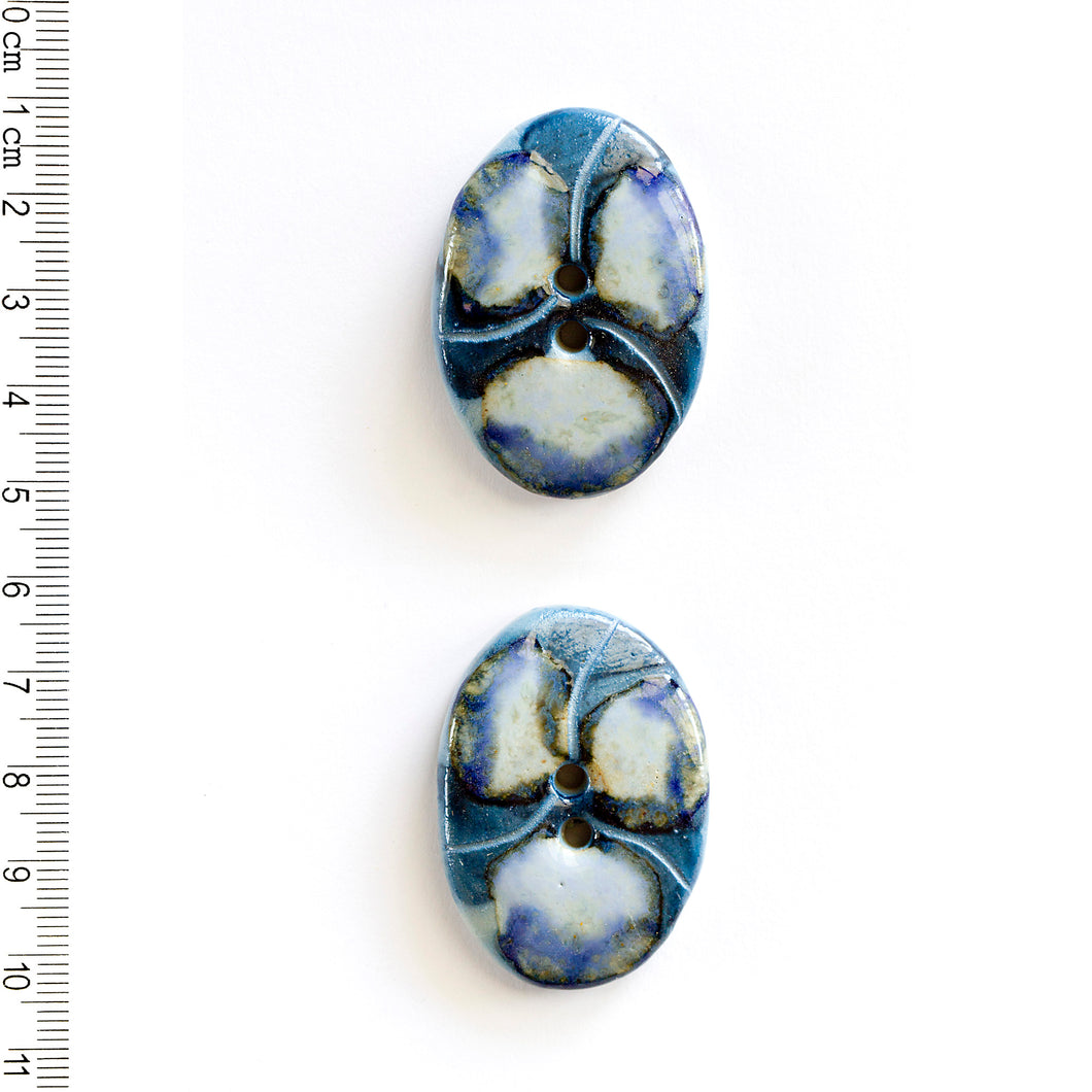 L512 Blue Oval Buttons