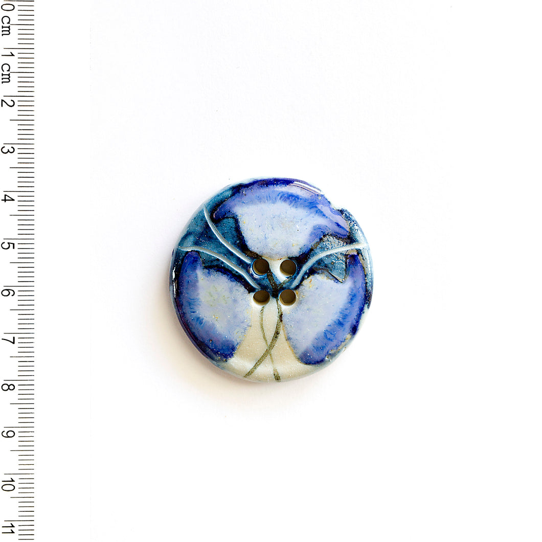 L341 Large Blue Floral