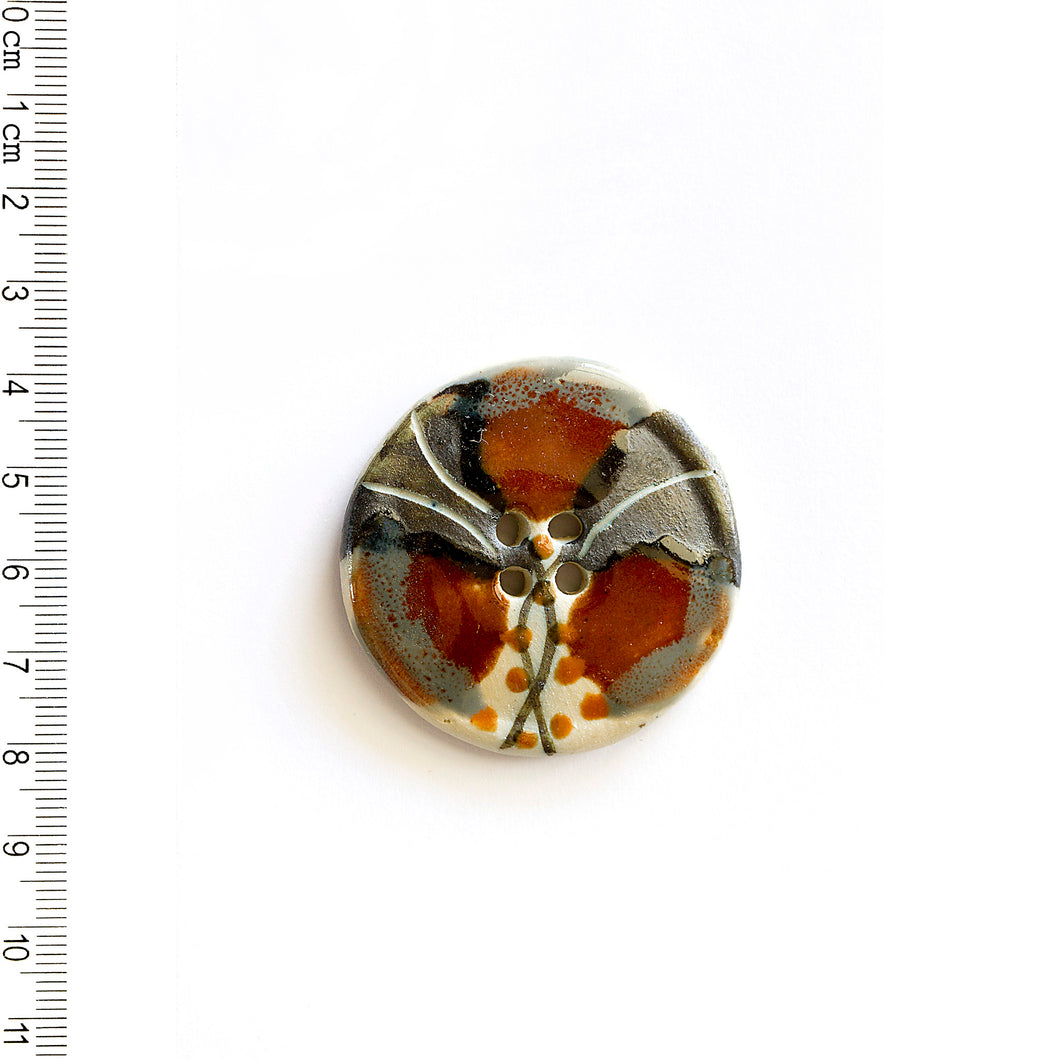 L343 Large Brown Floral