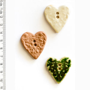 L484 Heart Buttons