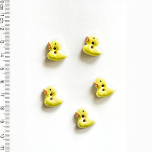 L164 Yellow Duckling Buttons
