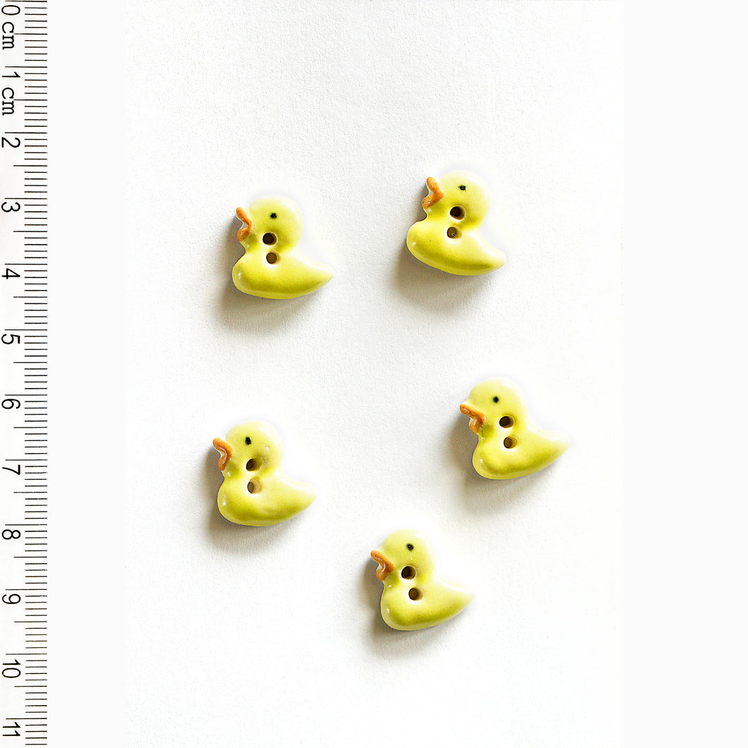 L164 Yellow Duckling Buttons