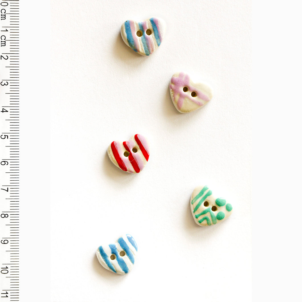 L193 Heart Buttons