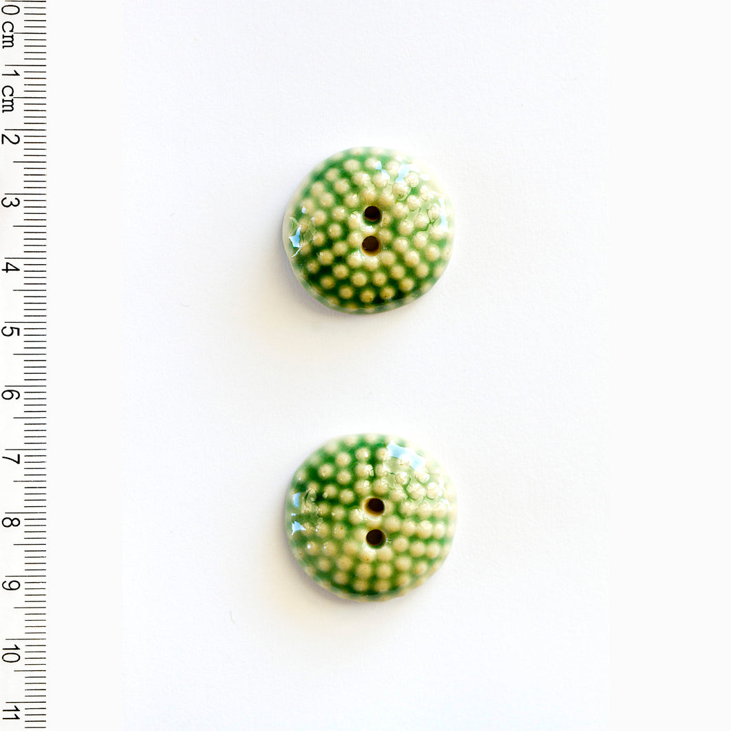 L589 Green Raised Dots