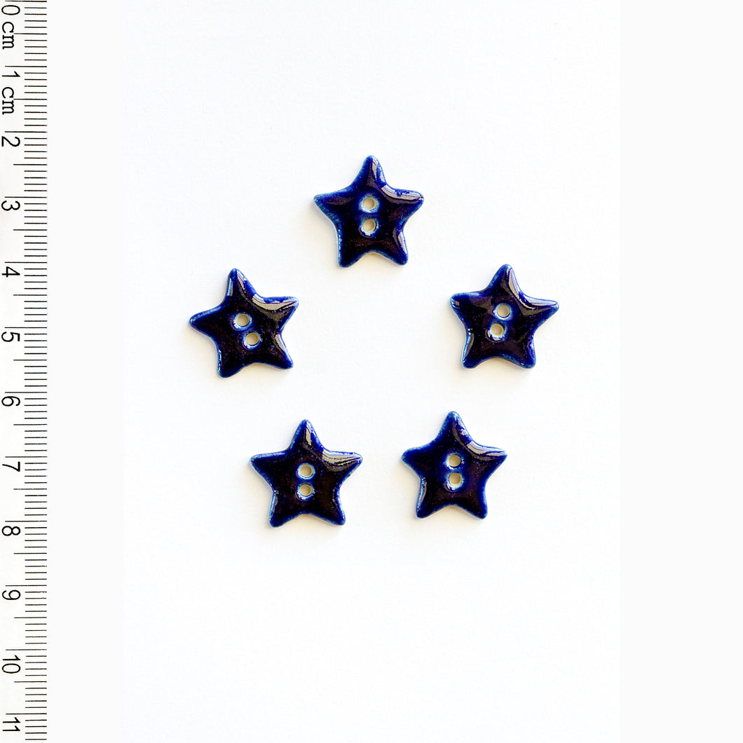 L234 Blue Star Buttons